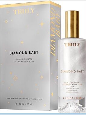 TRULY Diamond Baby Illuminating Body Serum - Pearl White & Gold Accents (102)